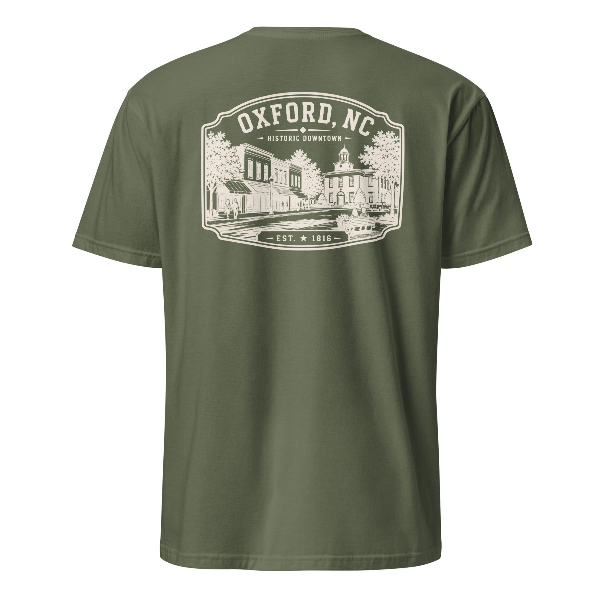 Oxford, NC - Historic Downtown - Unisex T-Shirt