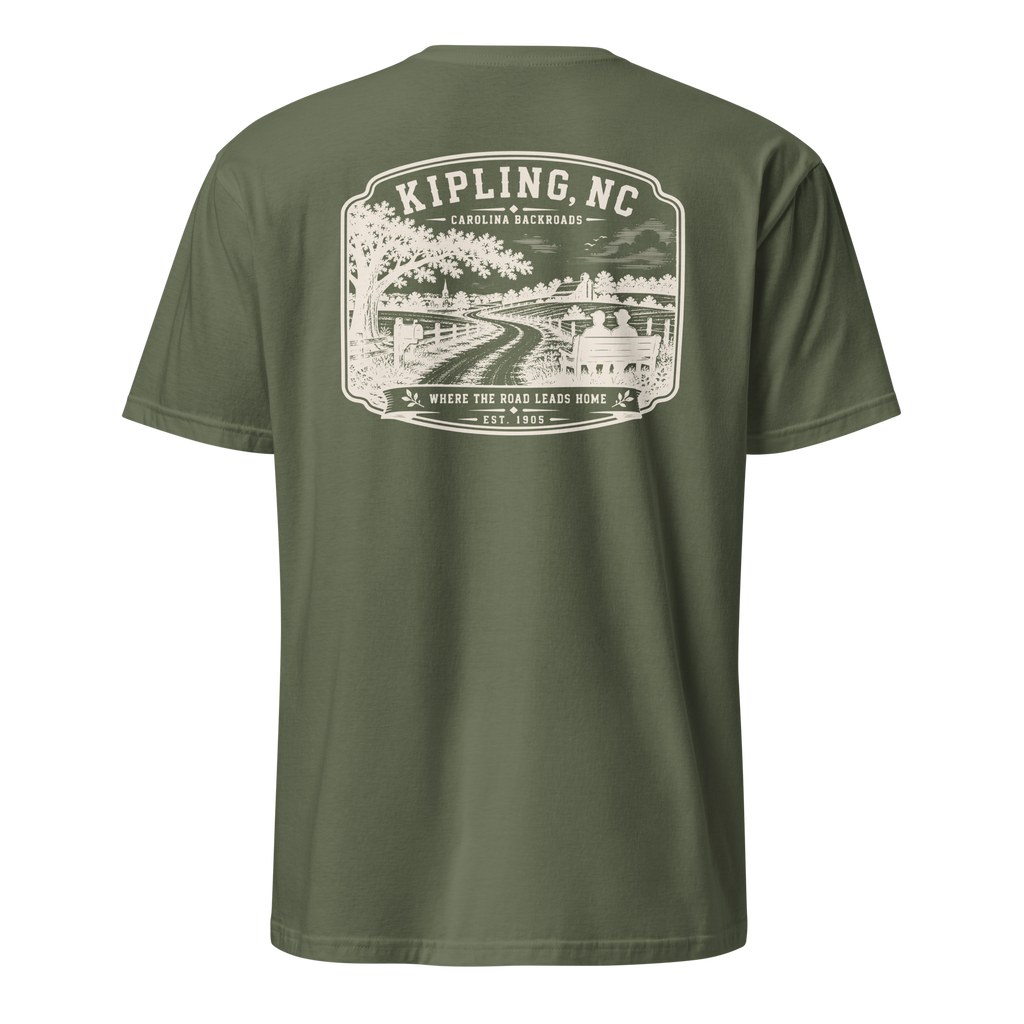 Kipling, NC - The Backroads- Unisex T-Shirt