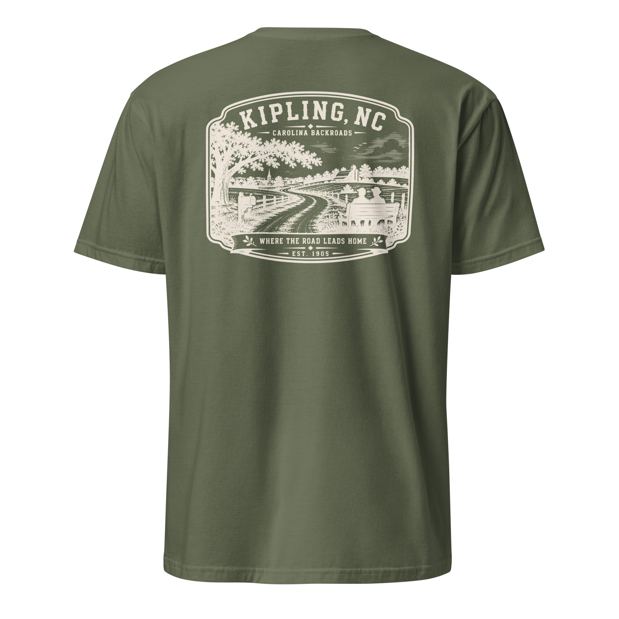 Kipling, NC - The Backroads- Unisex T-Shirt