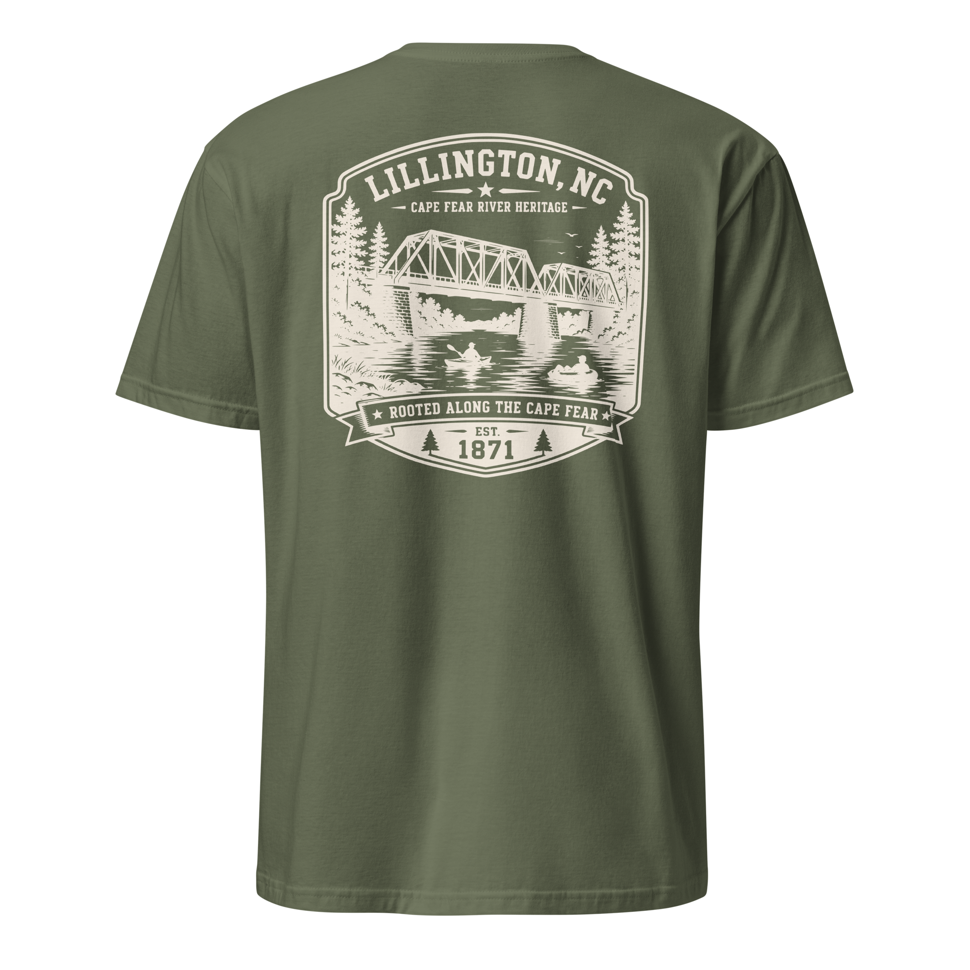 Lillington, NC - Old Trestle Bridge - Unisex T-Shirt