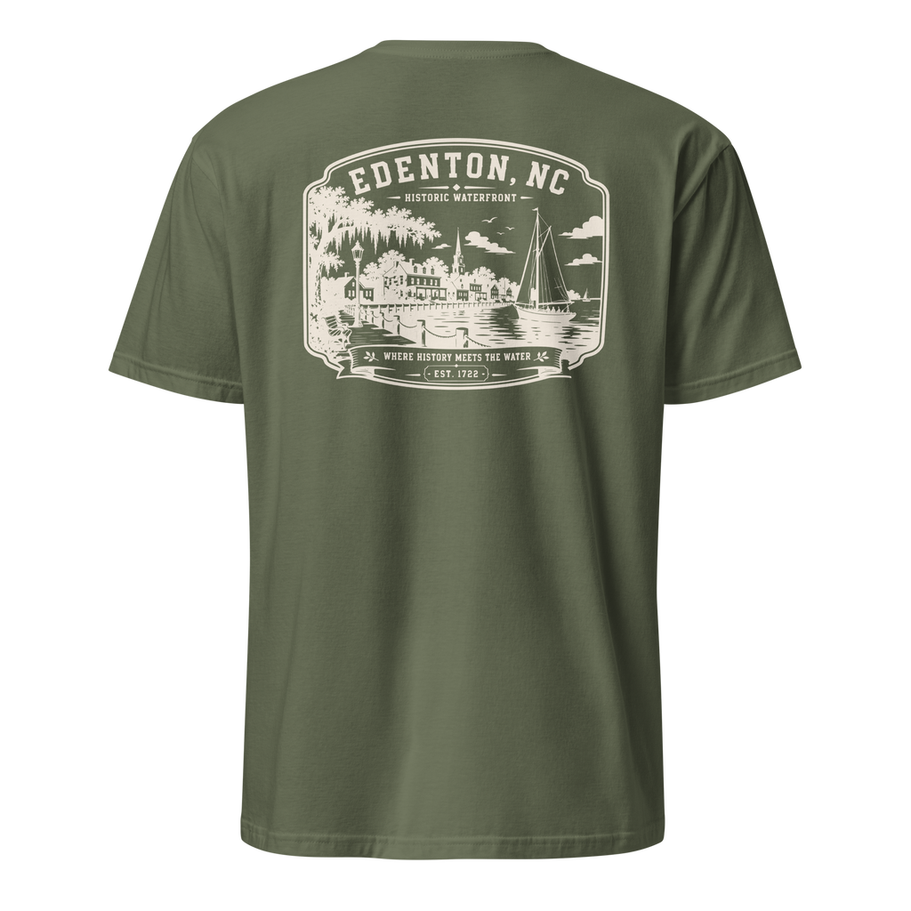 Edenton, NC - Historic Waterfront - Unisex T-Shirt