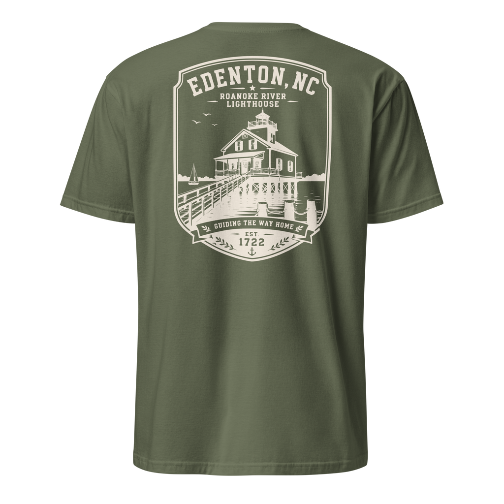 Edenton, NC - Roanoke River Lighthouse - Unisex T-Shirt