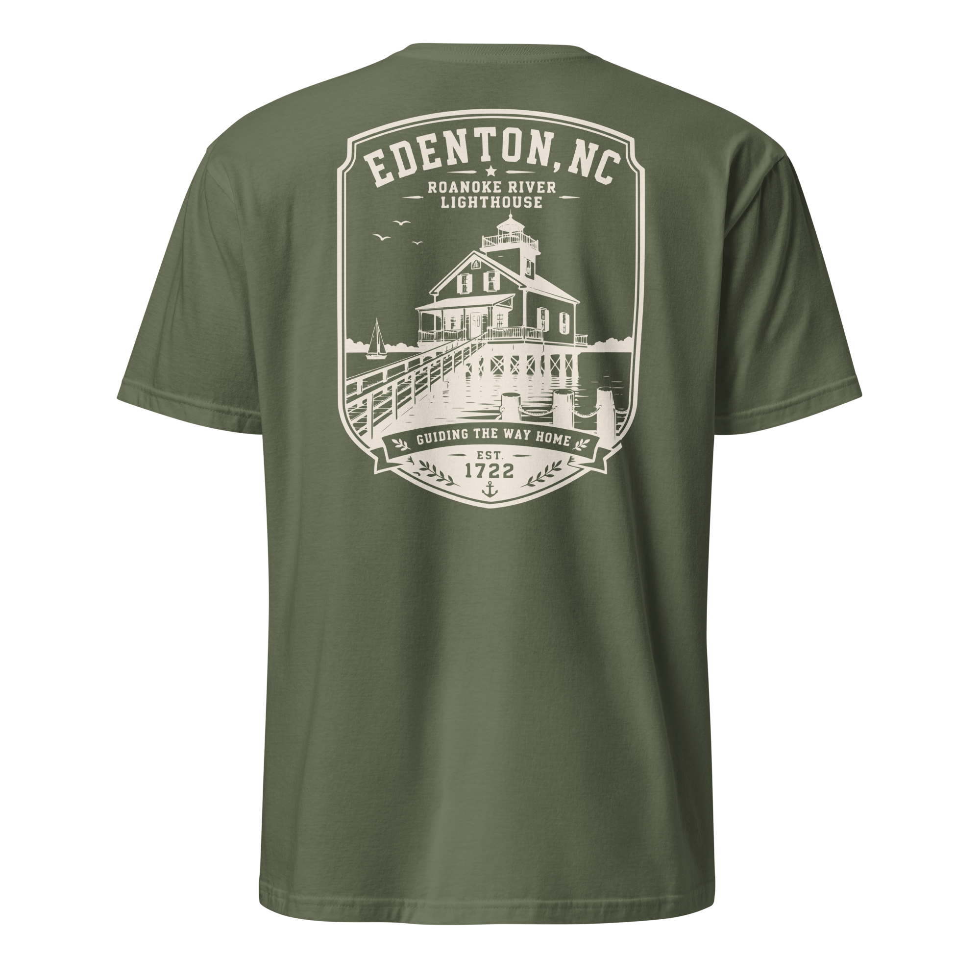 Edenton, NC - Roanoke River Lighthouse - Unisex T-Shirt