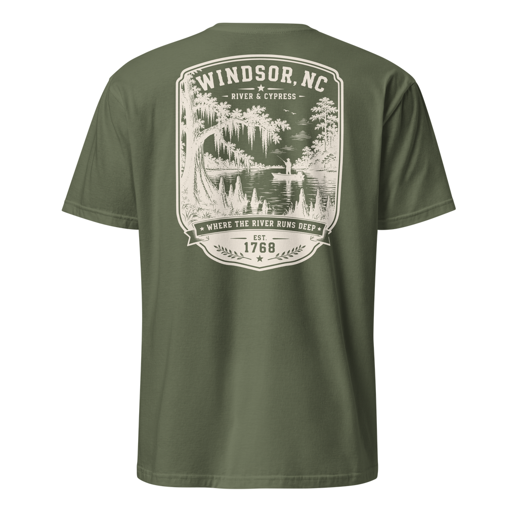 Windsor, NC - River & Cypress - Unisex T-Shirt