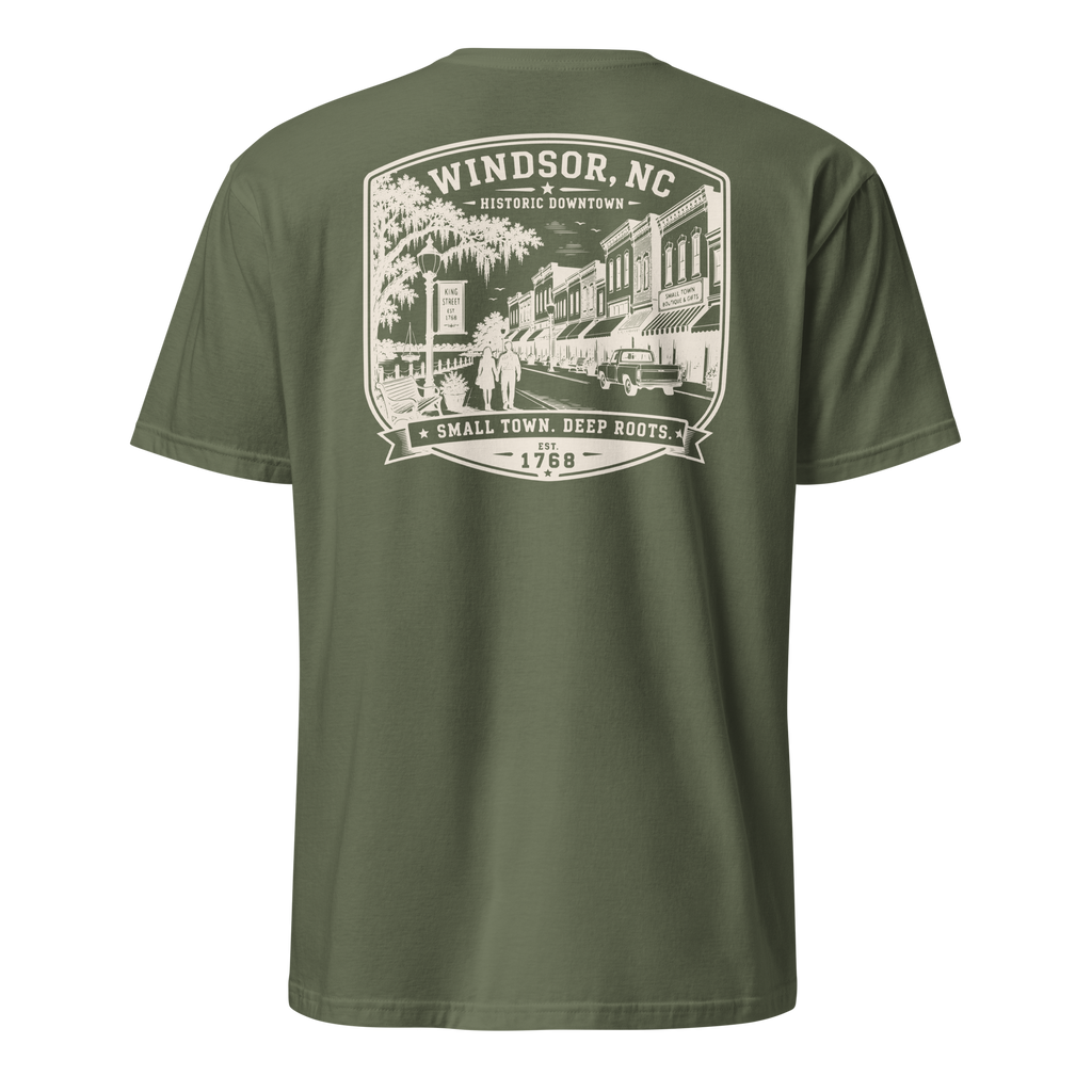 Windsor, NC - Downtown Windsor - Unisex T-Shirt
