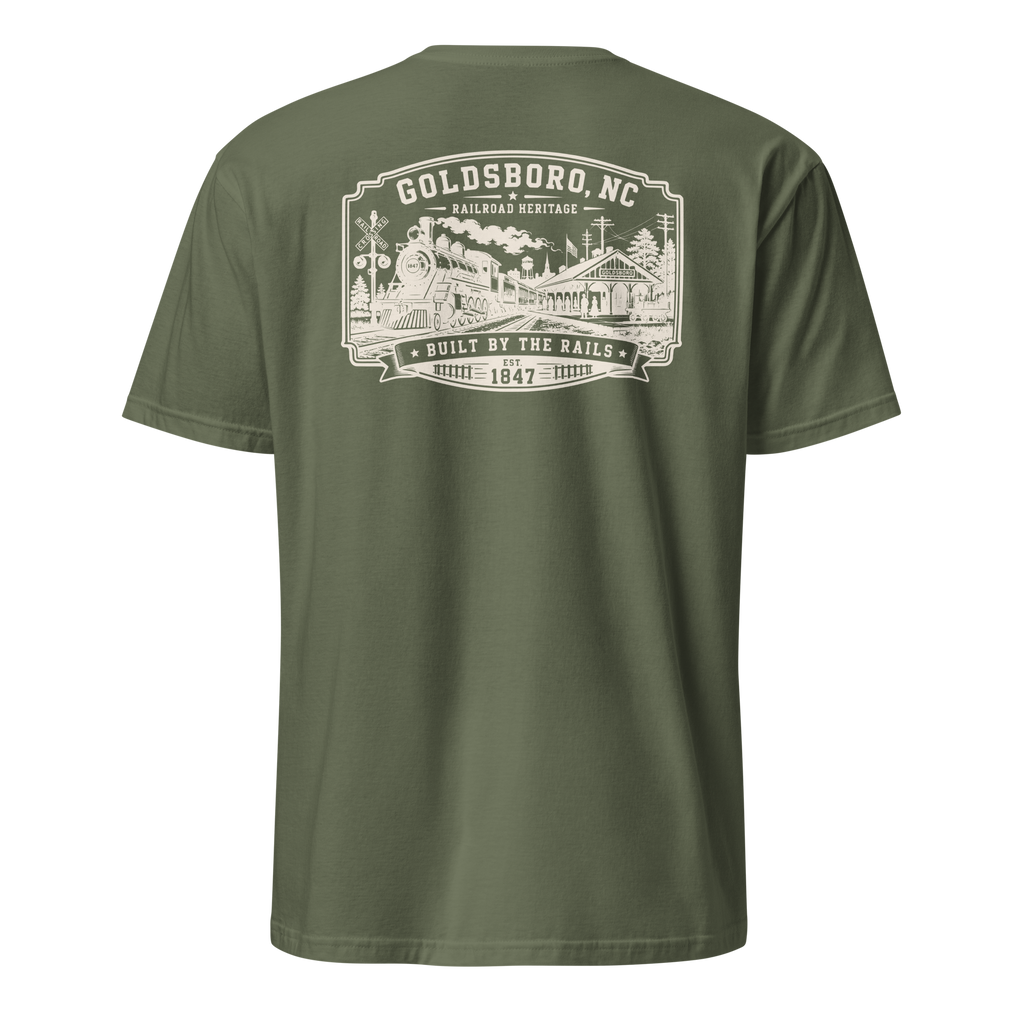 Goldsboro, NC - Built On Rails - Unisex T-Shirt