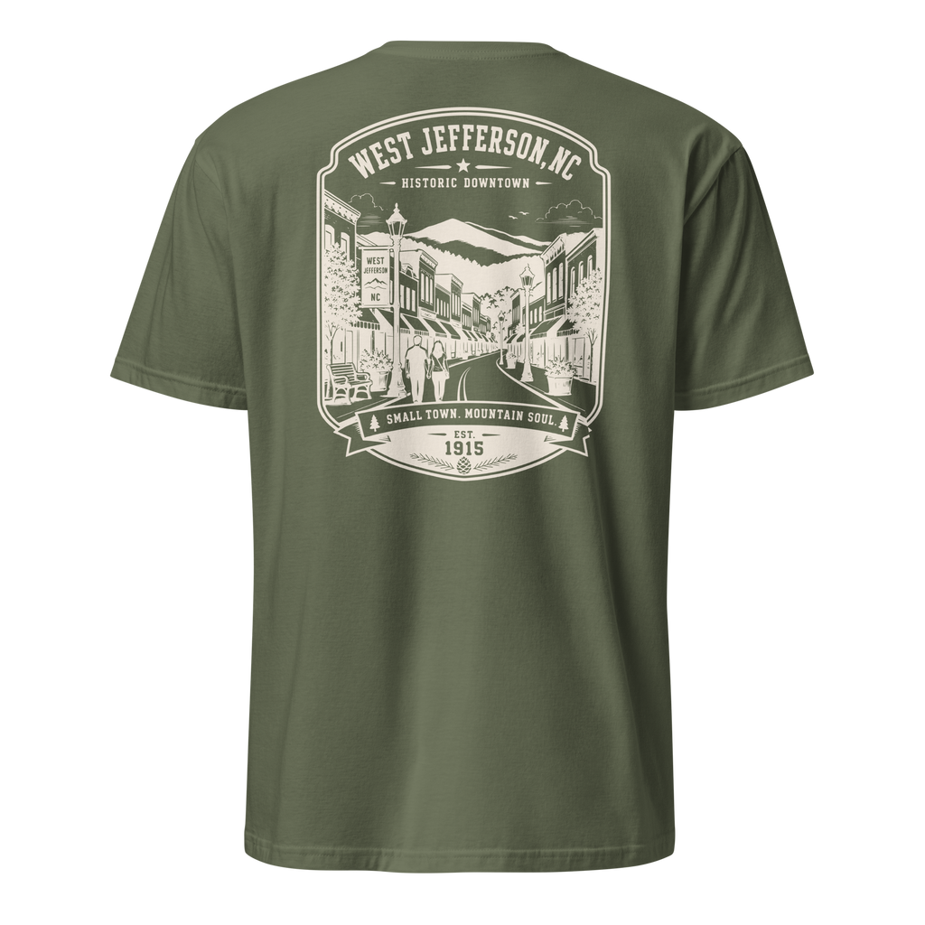West Jefferson - Historic Downtown - Unisex T-Shirt