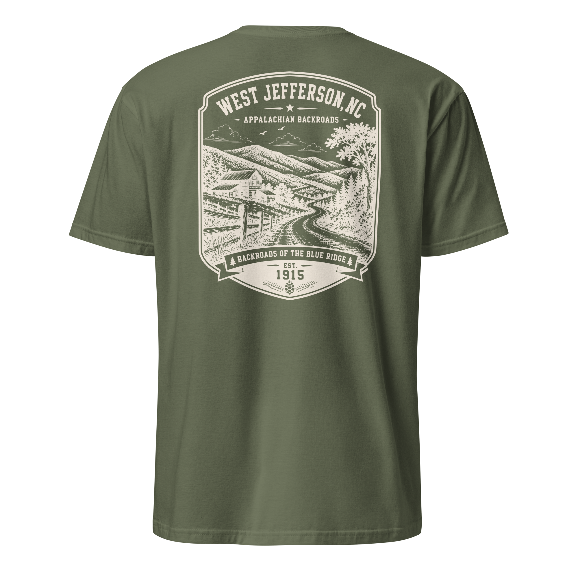 West Jefferson - Appalachian Backroads - Unisex T-Shirt