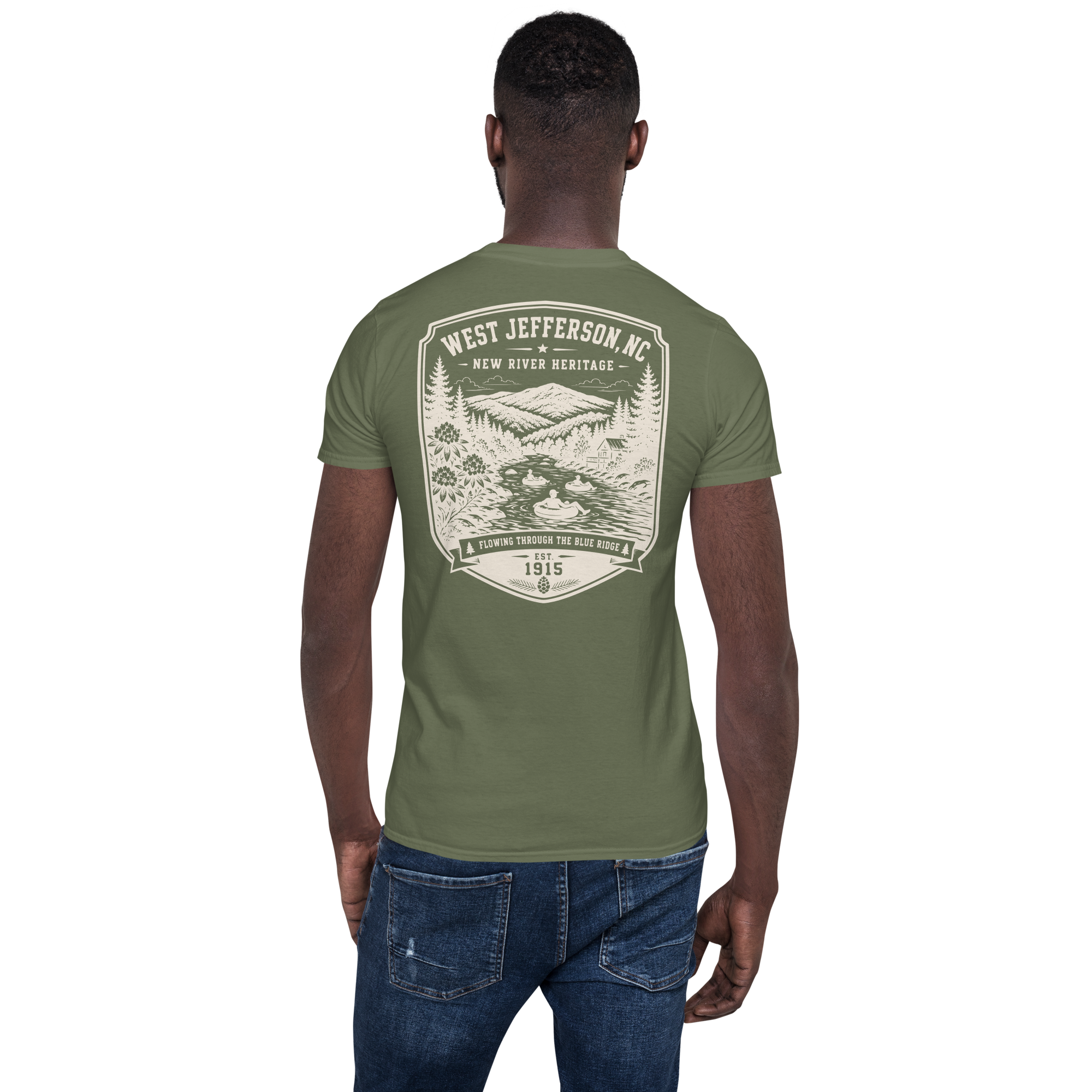 West Jefferson - New River - Unisex T-Shirt