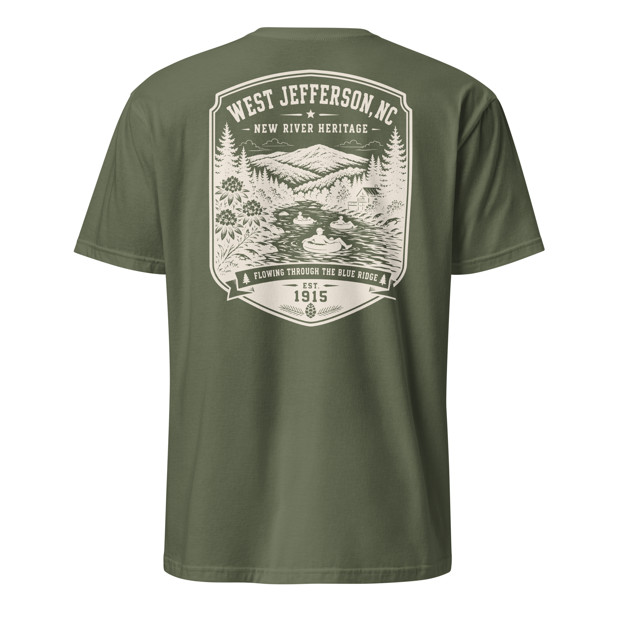 West Jefferson - New River - Unisex T-Shirt