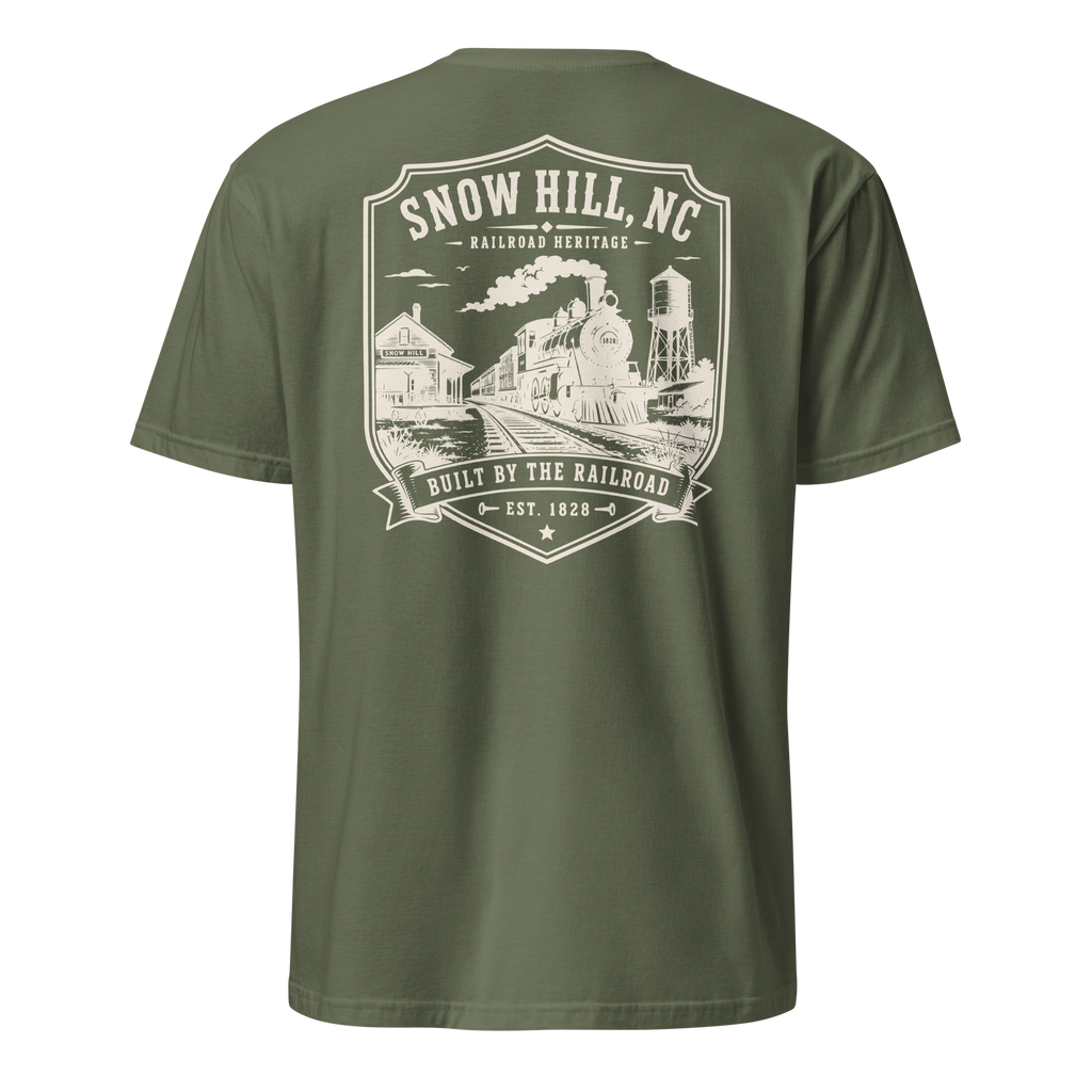 Snow Hill, NC - Built By The Railroad - Unisex T-Shirt