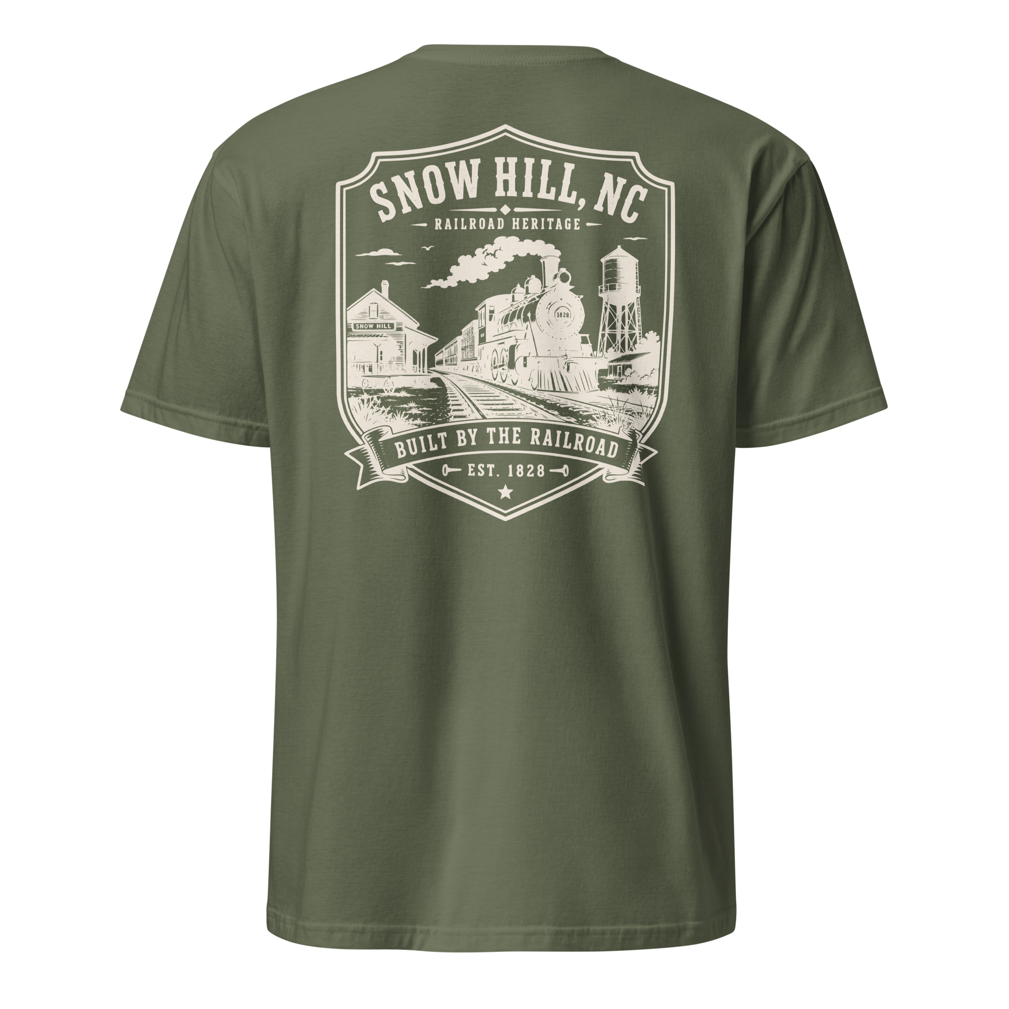 Snow Hill, NC - Built By The Railroad - Unisex T-Shirt