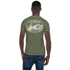 Lucama, NC - Built Along The Line - Unisex T-Shirt