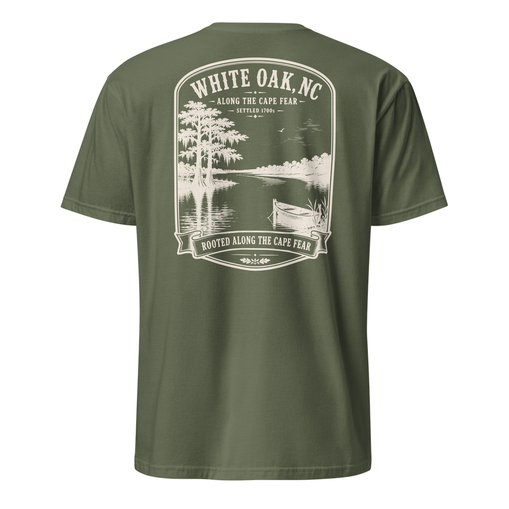 White Oak, NC - Along The Cape Fear - Unisex T-Shirt