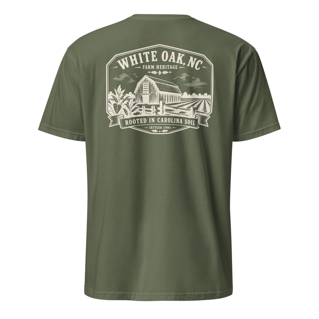 White Oak, NC - Farm Heritage - Unisex T-Shirt