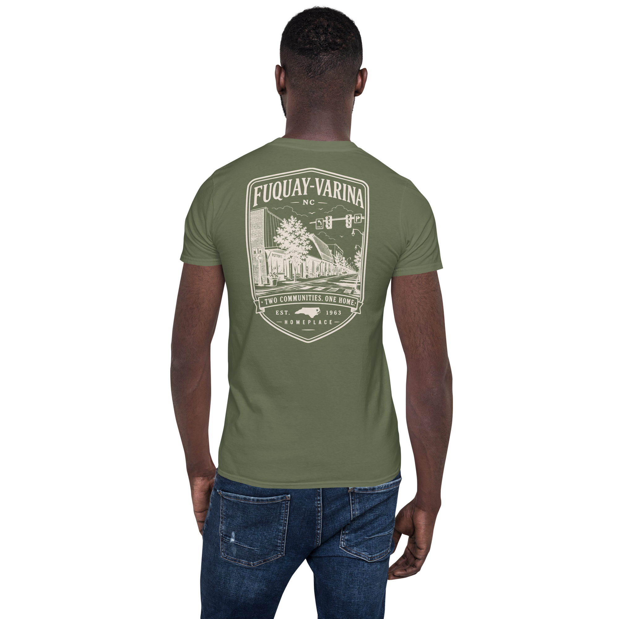 Fuquay-Varina, NC - Two Communities. One Home. - Unisex T-Shirt