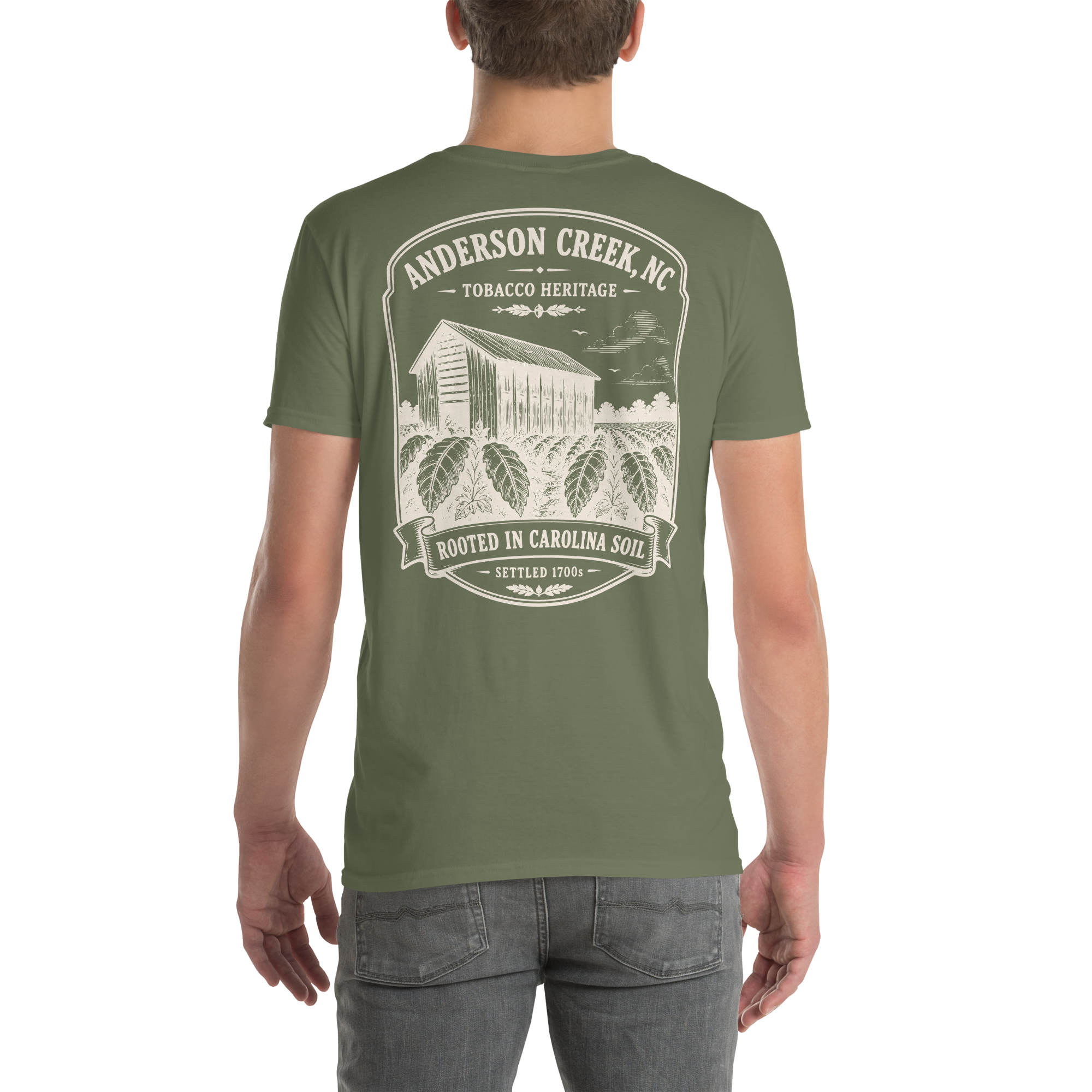 Anderson Creek, NC - Rooted In Carolina - Unisex T-Shirt