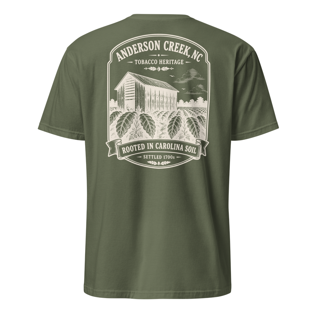 Anderson Creek, NC - Rooted In Carolina - Unisex T-Shirt