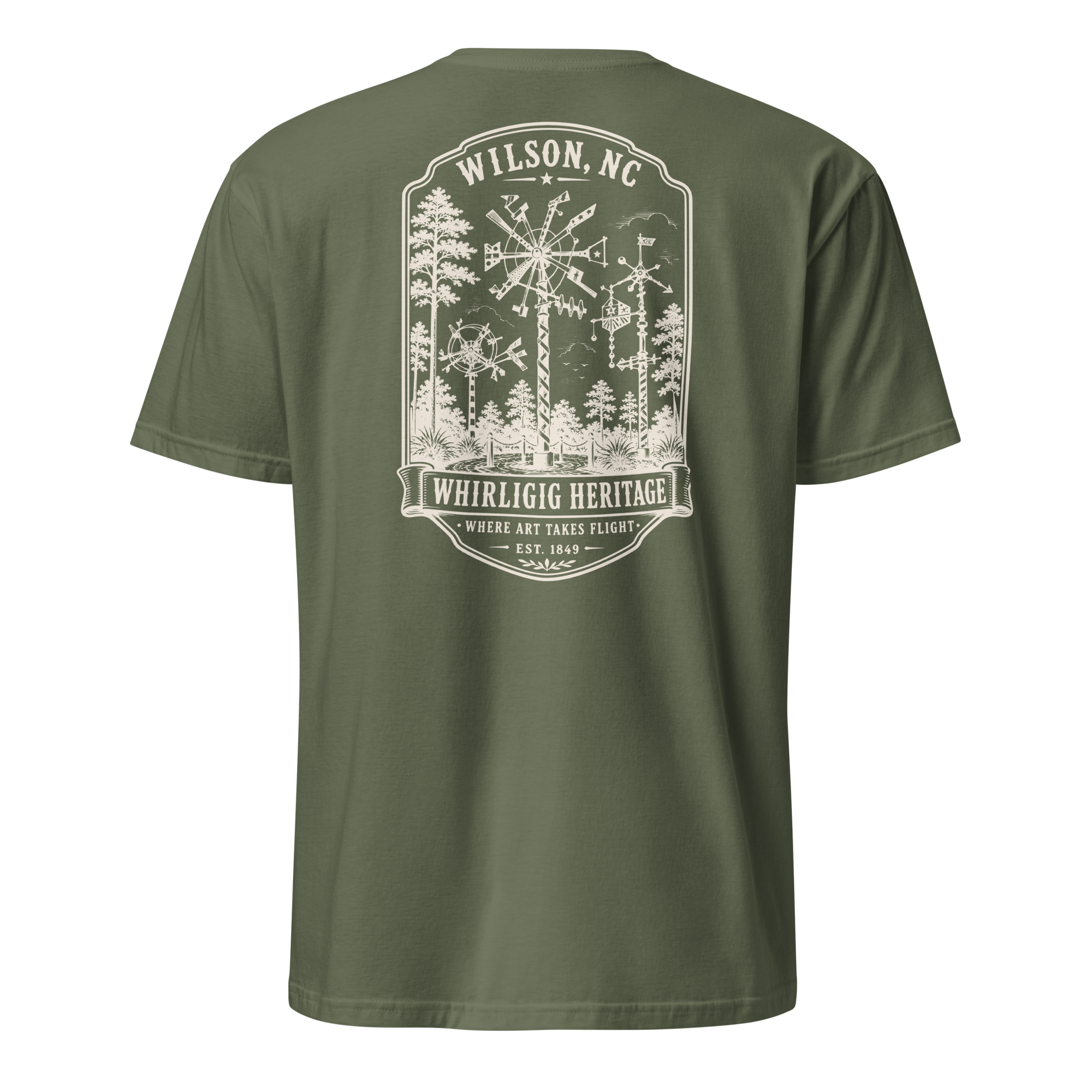 Wilson, NC - Whirligig Heritage - Unisex T-Shirt