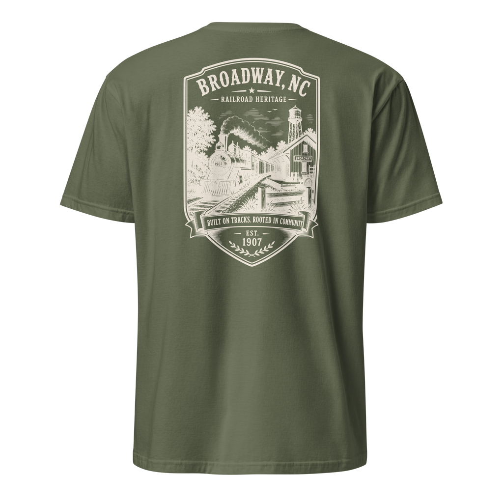 Broadway, NC - Railroad Heritage - Short-Sleeve Unisex