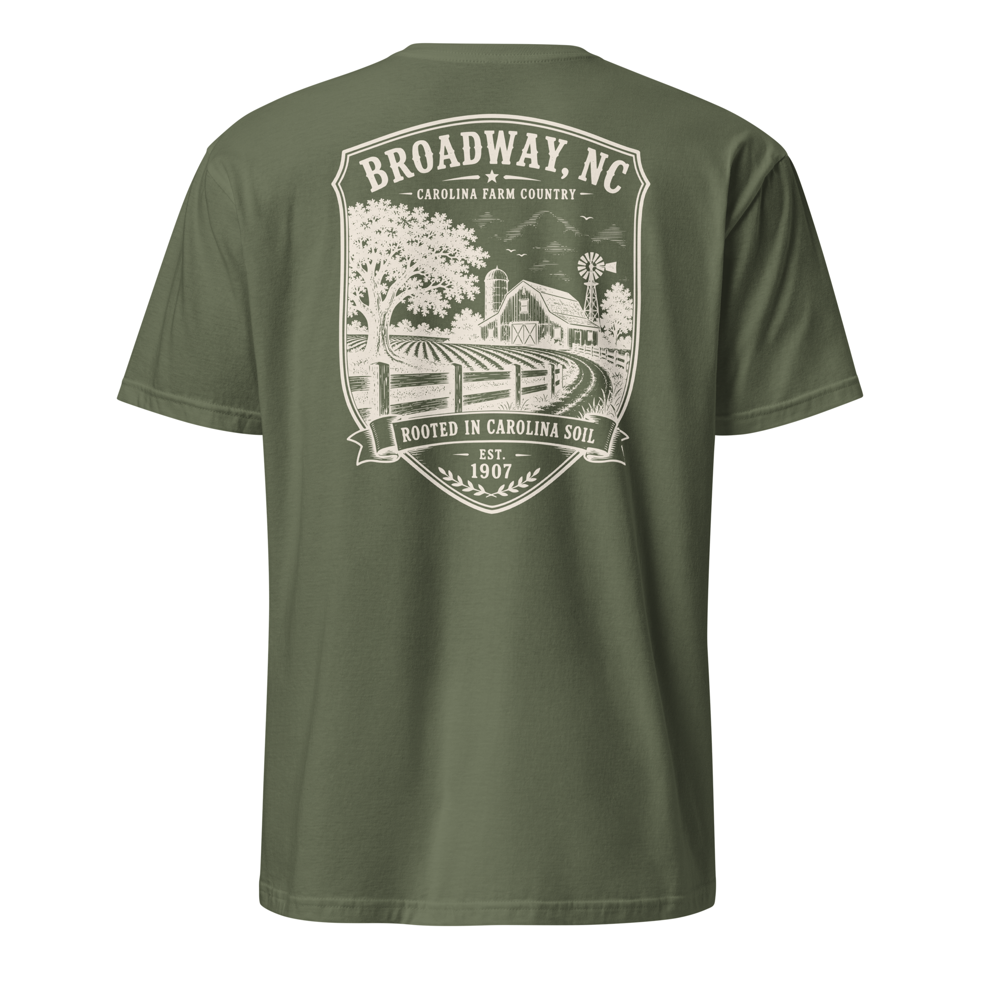 Broadway, NC - Farm Country - Short-Sleeve Unisex