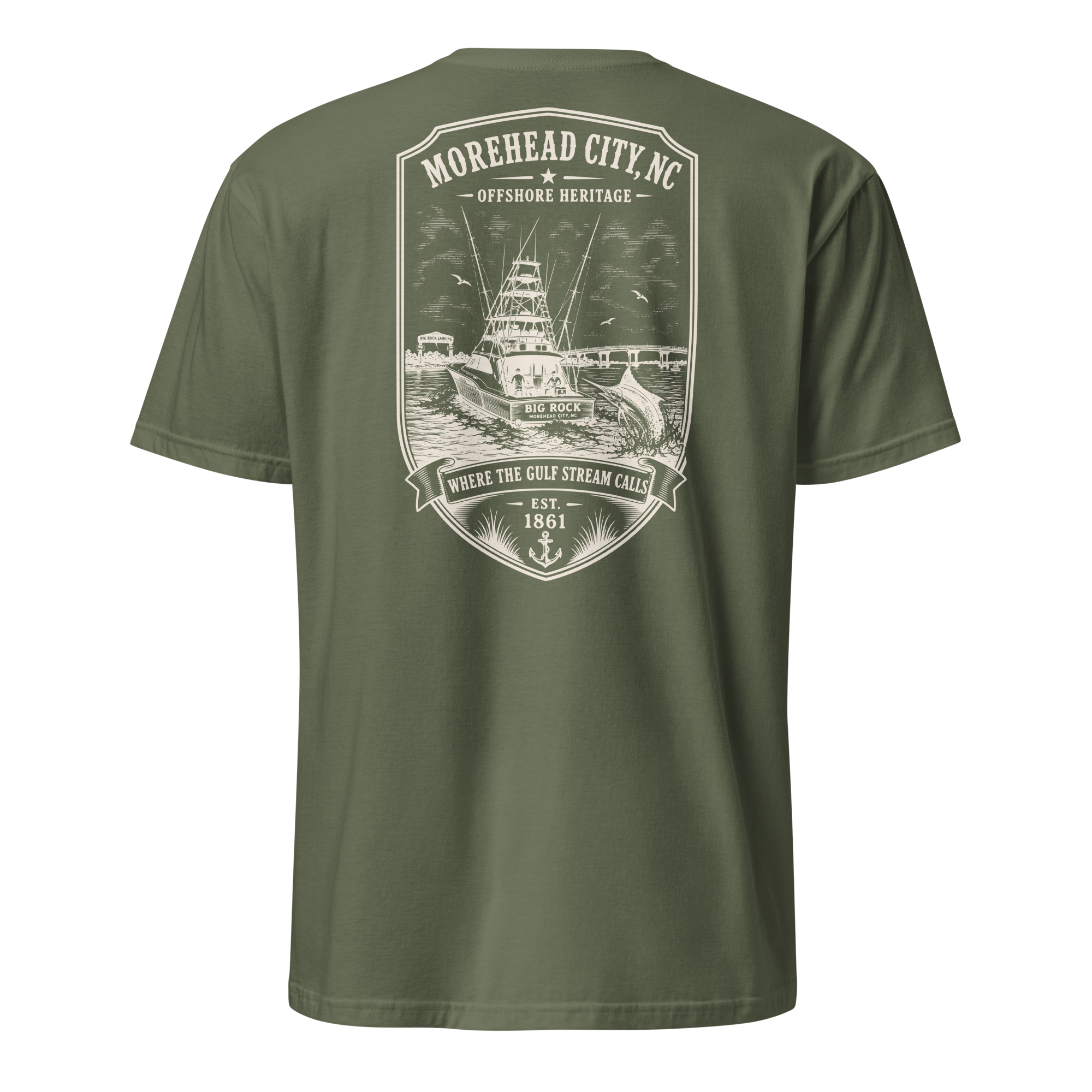 Morehead City - Big Rock - Short-Sleeve Unisex