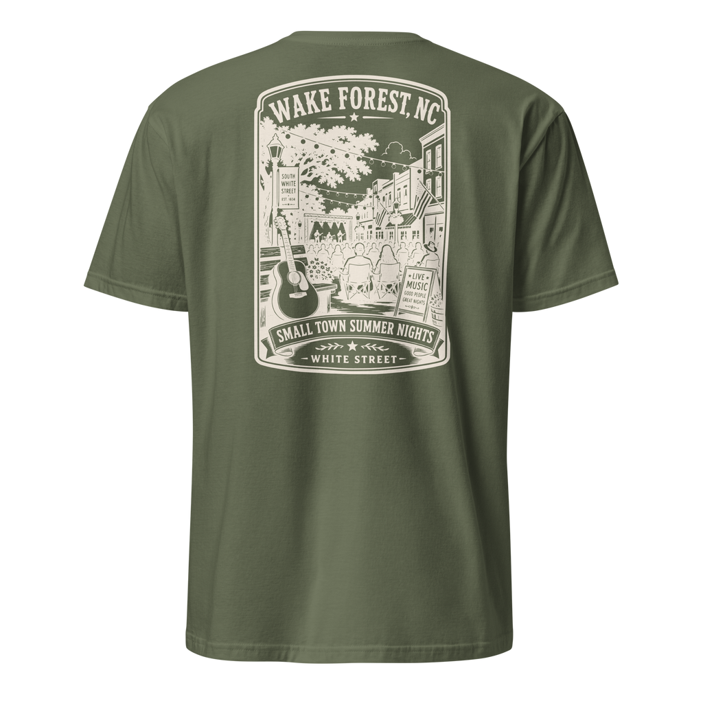 Wake Forest, NC - Small Town Summer Nights - Short-Sleeve Unisex