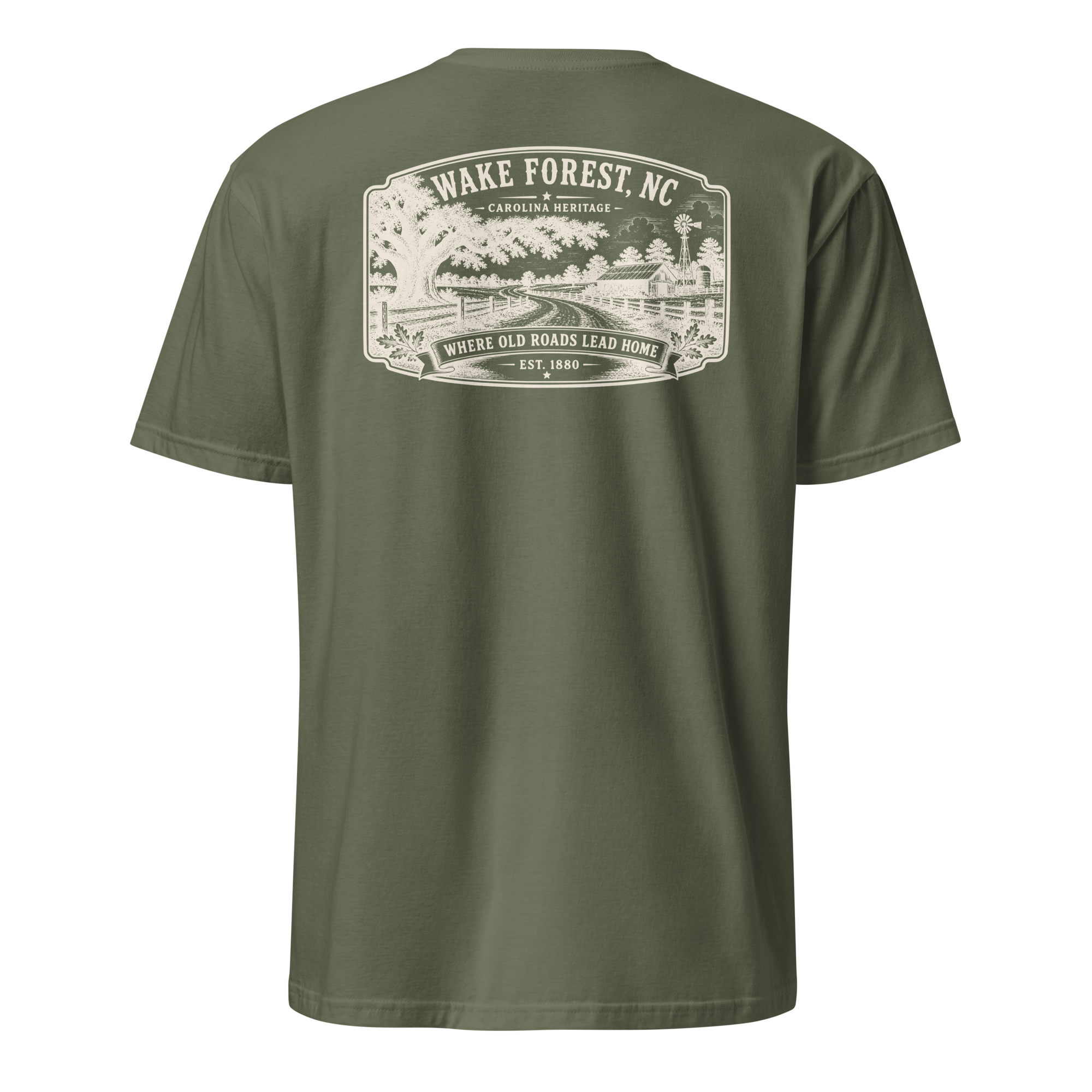 Wake Forest, NC - Carolina Heritage - Short-Sleeve Unisex