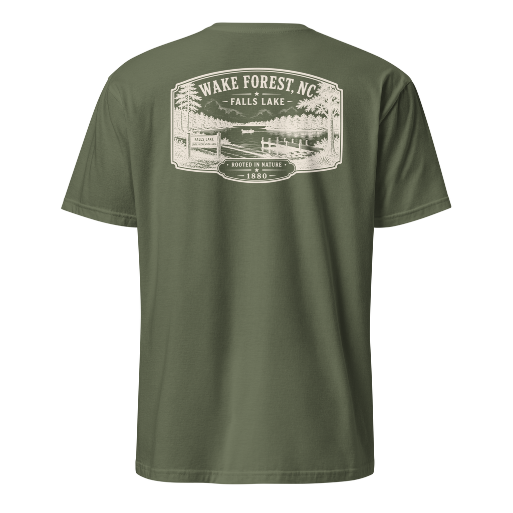 Wake Forest, NC - Falls Lake - Short-Sleeve Unisex