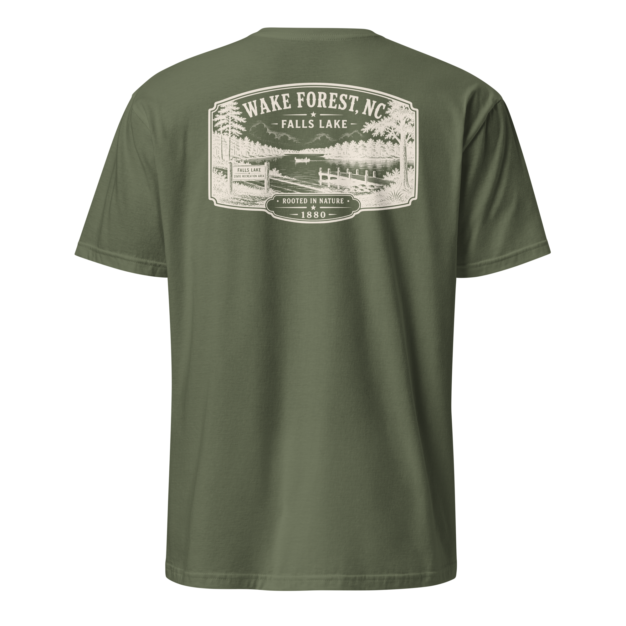 Wake Forest, NC - Falls Lake - Short-Sleeve Unisex