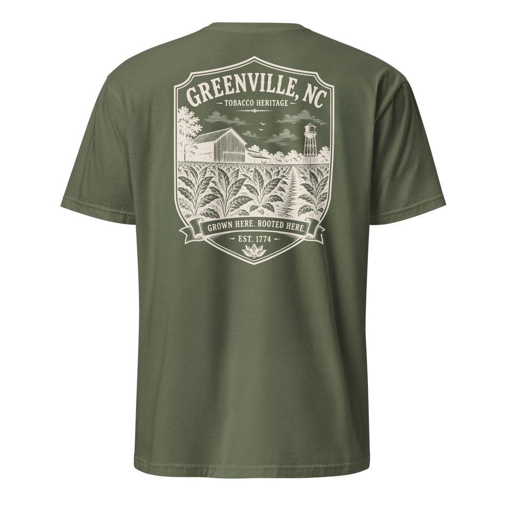 Greenville, NC - Tobacco Heritage - Short-Sleeve Unisex