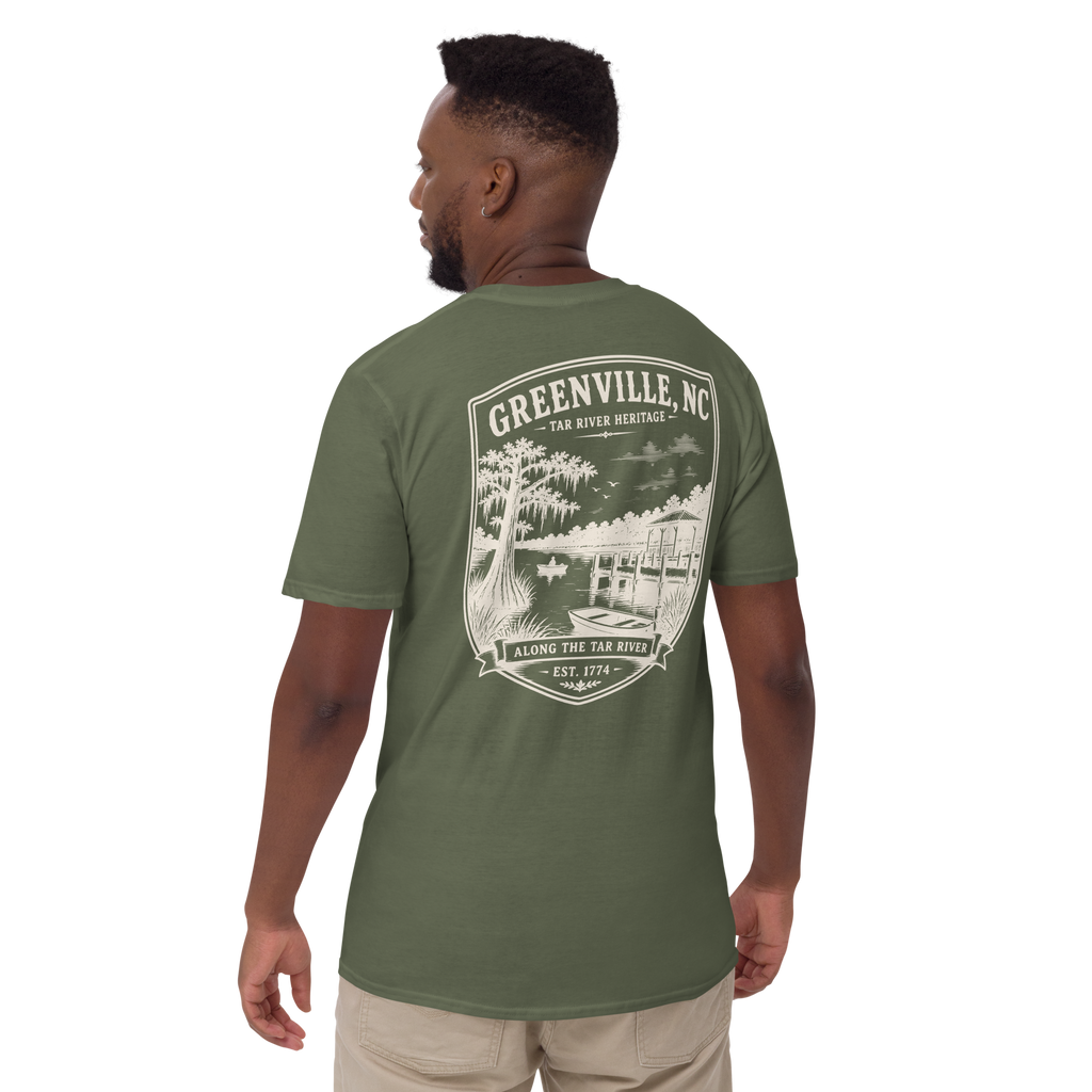 Greenville, NC - Along The Tar - Short-Sleeve Unisex