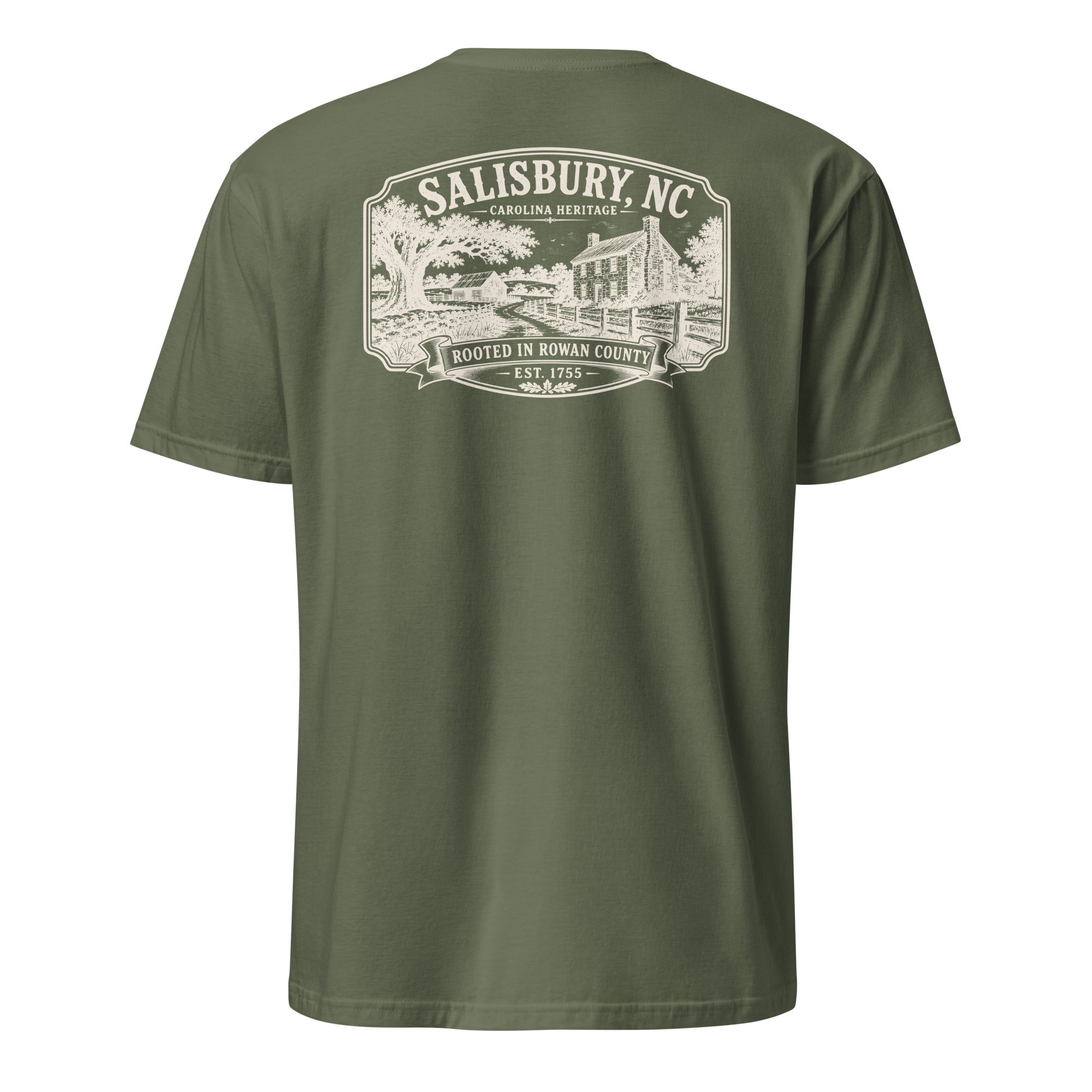 Salisbury, NC - Rooted In Rowan - Short-Sleeve Unisex