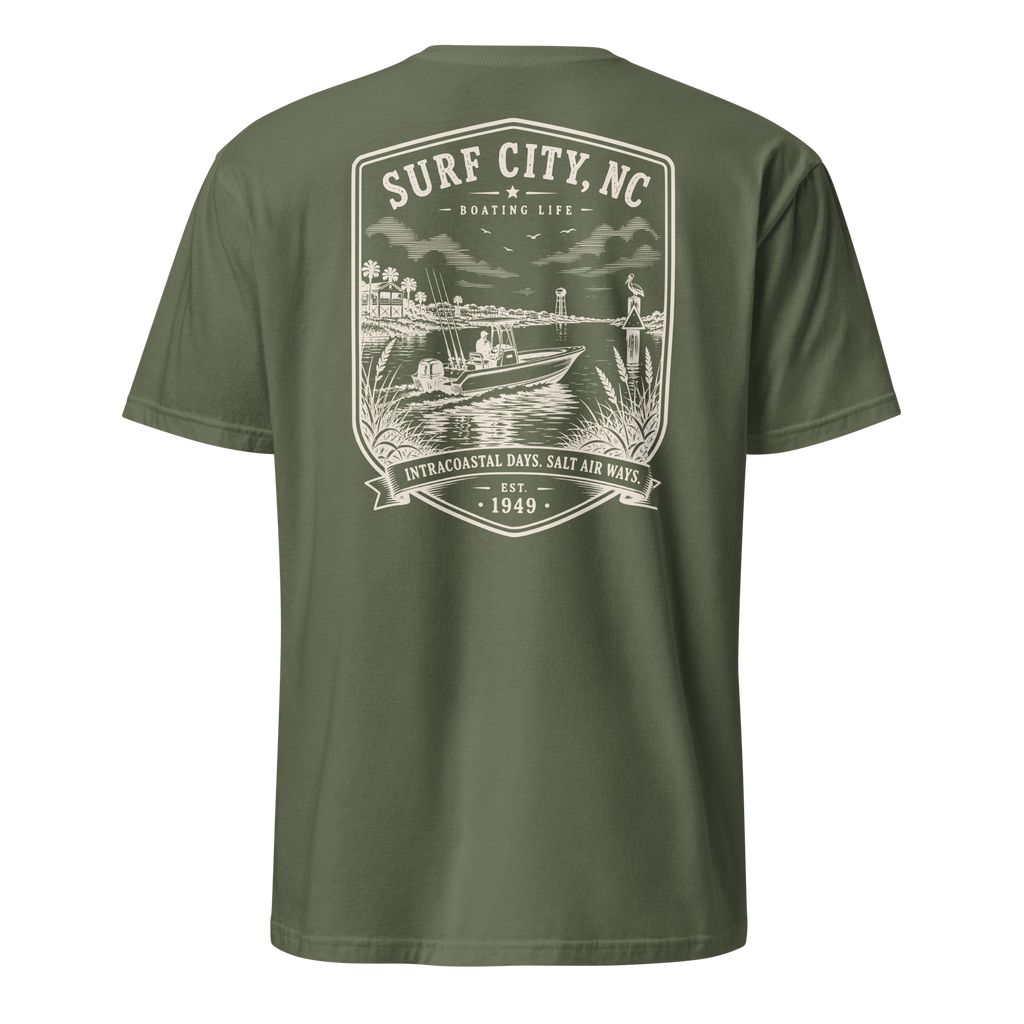 Surf City, NC - Boating Life - Short-Sleeve Unisex T-Shirt