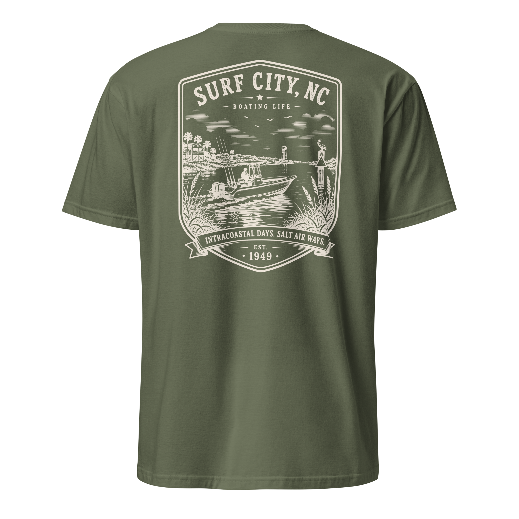 Surf City, NC - Boating Life - Short-Sleeve Unisex T-Shirt