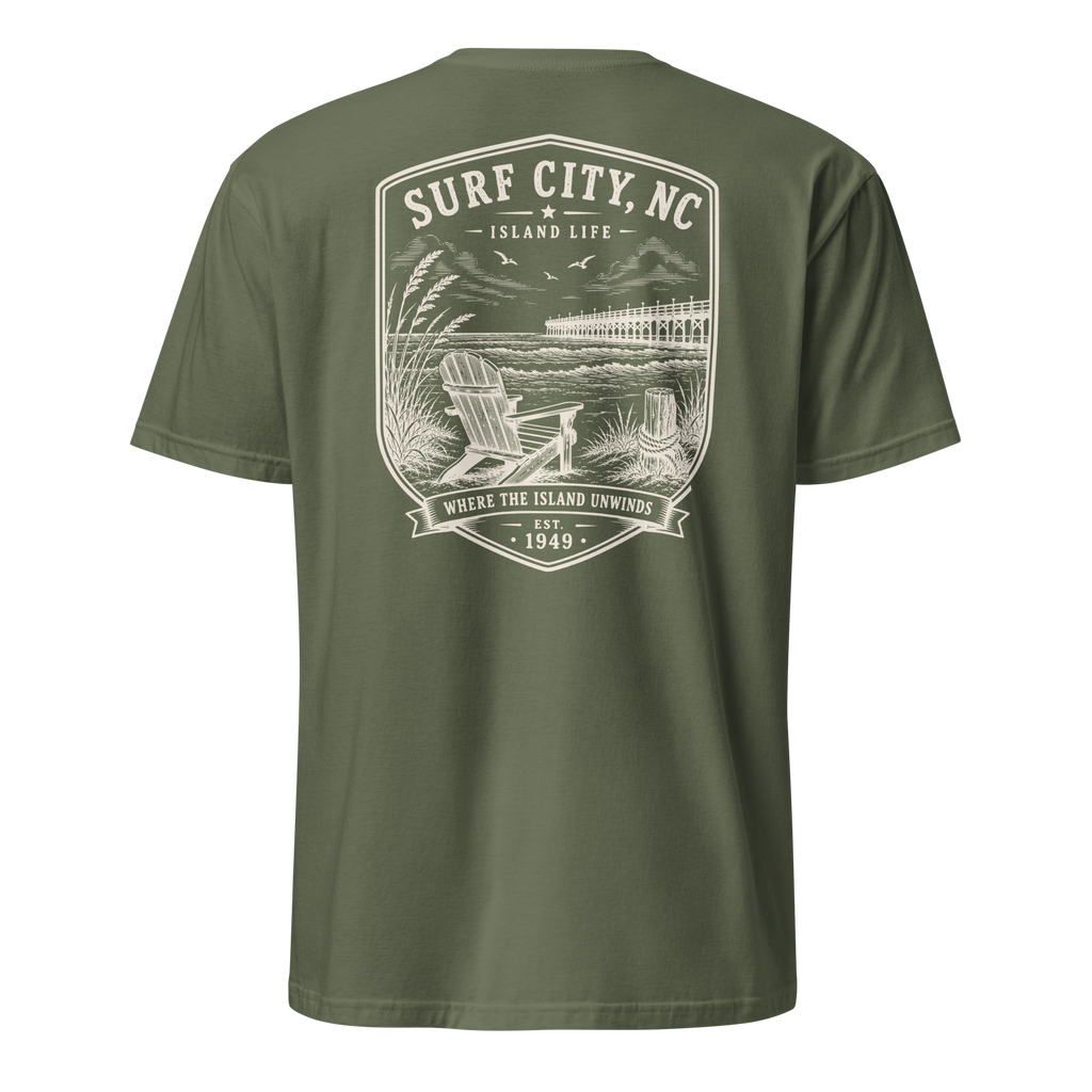 Surf City, NC - Island Life - Short-Sleeve Unisex T-Shirt