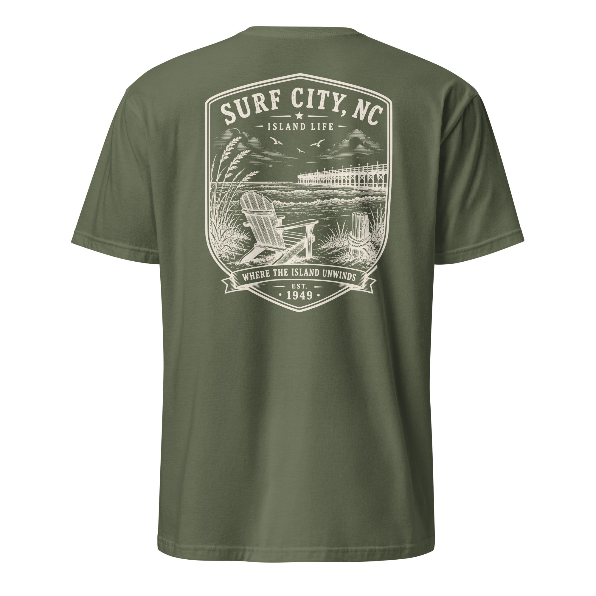 Surf City, NC - Island Life - Short-Sleeve Unisex T-Shirt