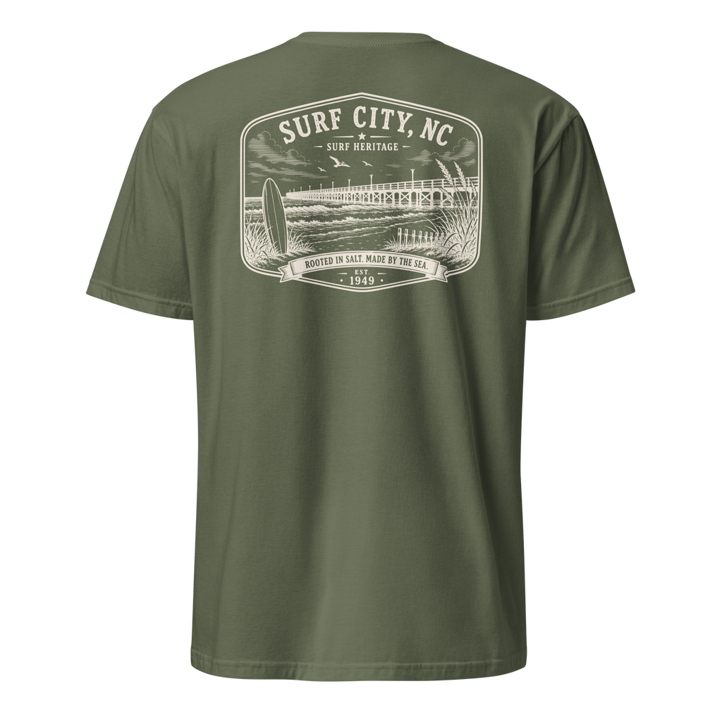 Surf City, NC - Surf Heritage - Short-Sleeve Unisex T-Shirt