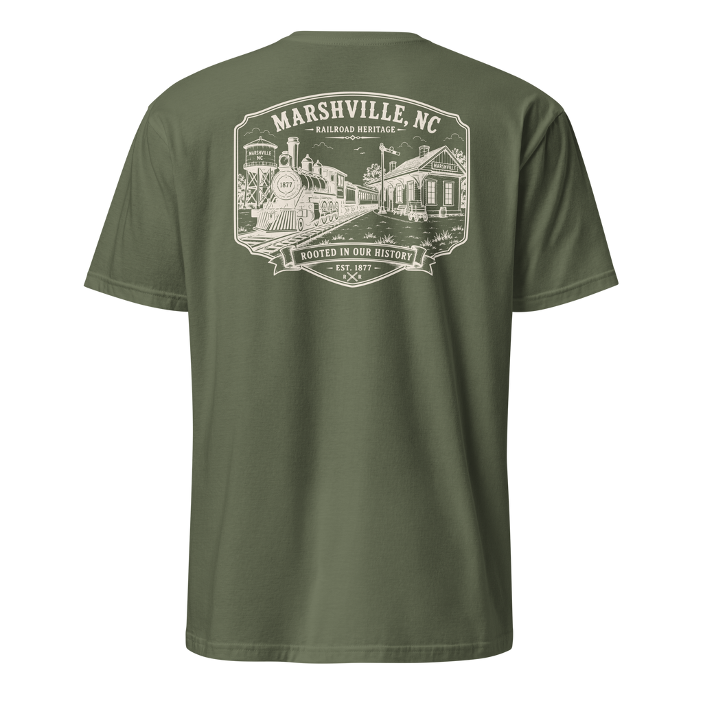Marshville, NC - Railroad Heritage - Short-Sleeve Unisex