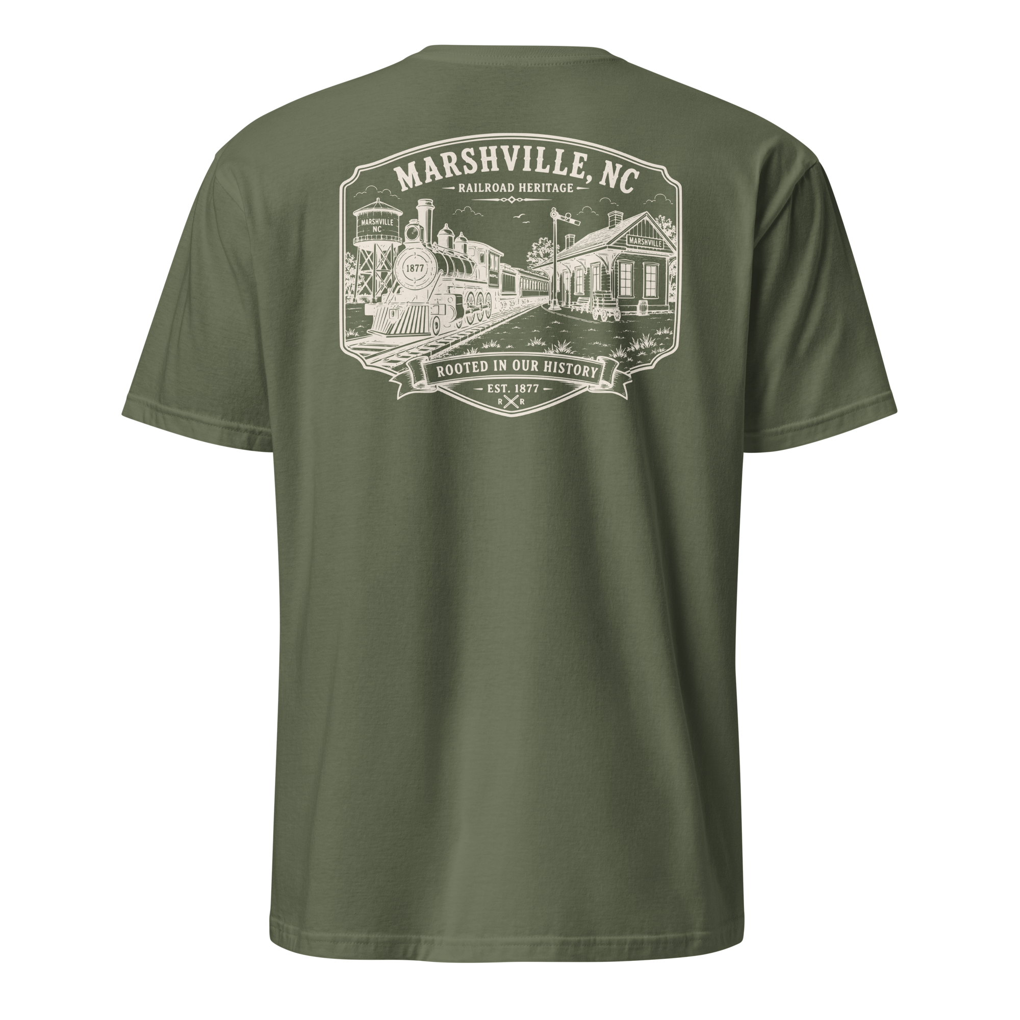 Marshville, NC - Railroad Heritage - Short-Sleeve Unisex