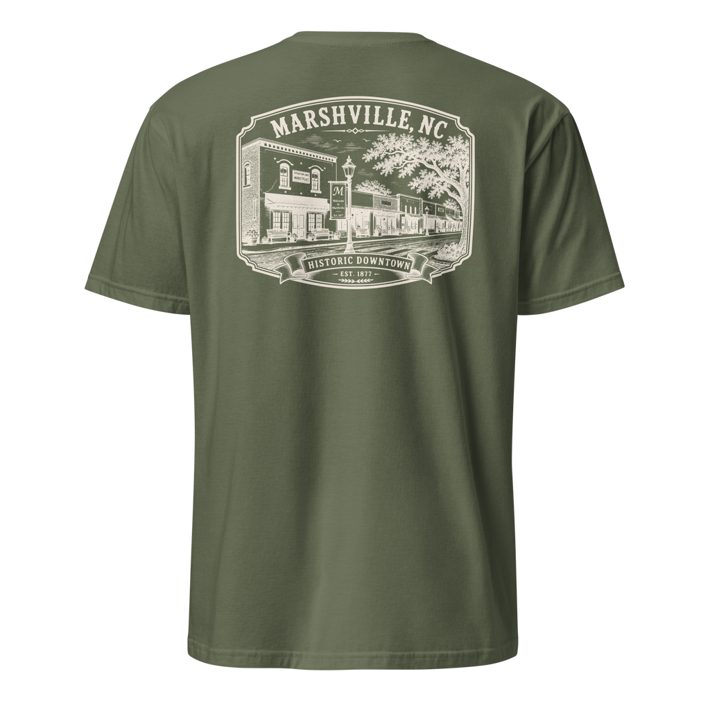 Marshville, NC - Historic Downtown - Short-Sleeve Unisex