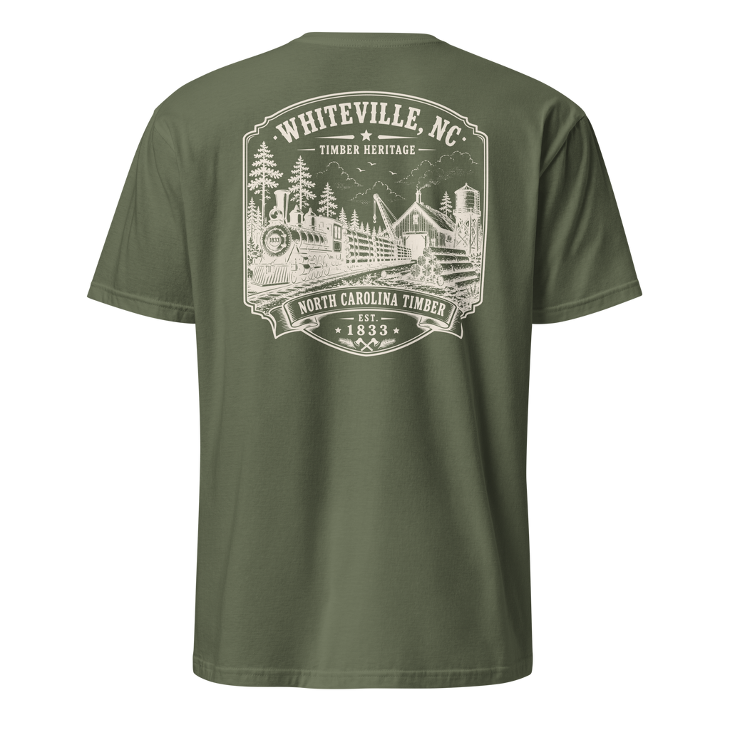 Whiteville, NC - Timber Heritage - Short-Sleeve Unisex