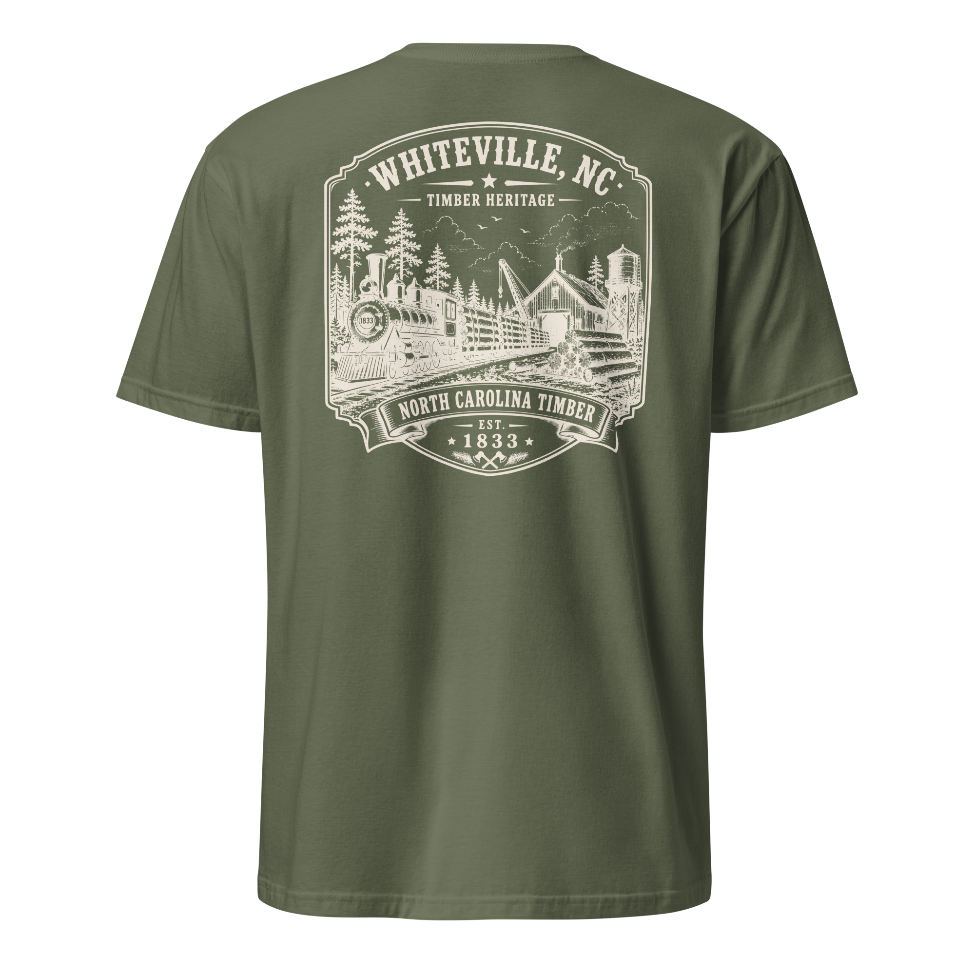 Whiteville, NC - Timber Heritage - Short-Sleeve Unisex