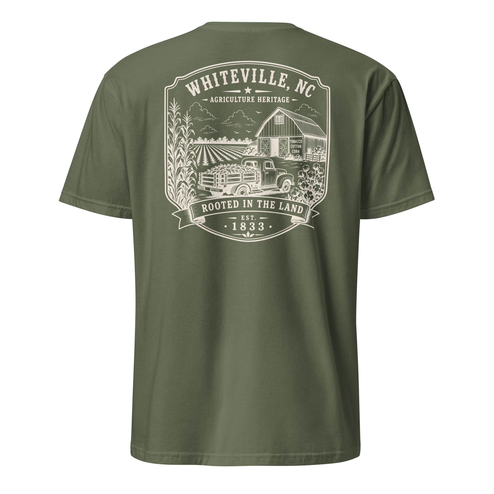 Whiteville, NC - Rooted In The Land - Short-Sleeve Unisex