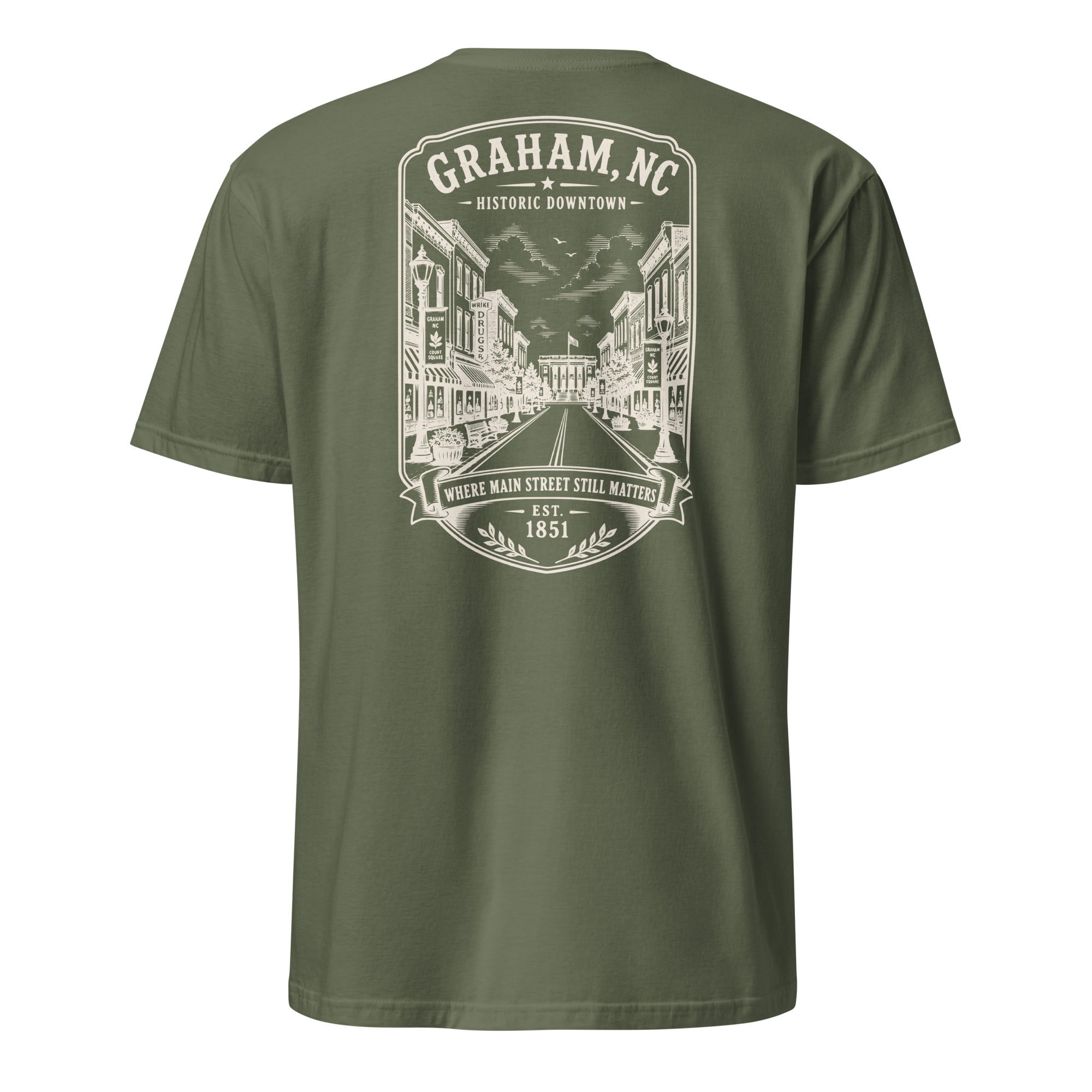 Graham, NC - Downtown - Short-Sleeve Unisex