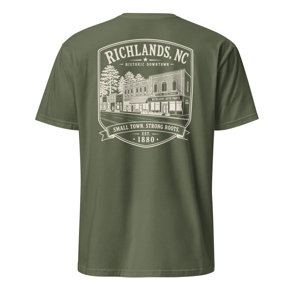 Richlands, NC - Small Town. Strong Roots. - Short-Sleeve Unisex
