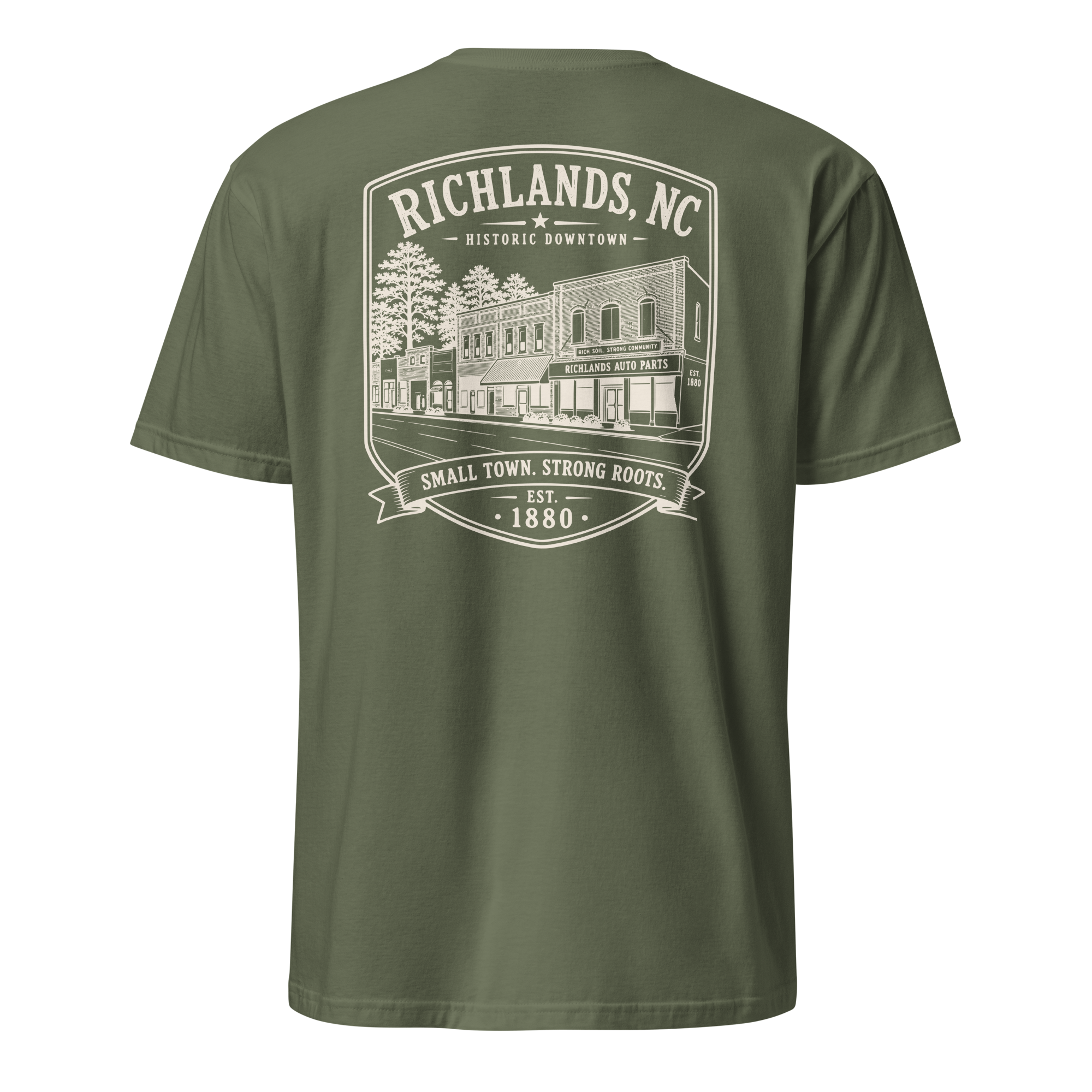 Richlands, NC - Small Town. Strong Roots. - Short-Sleeve Unisex