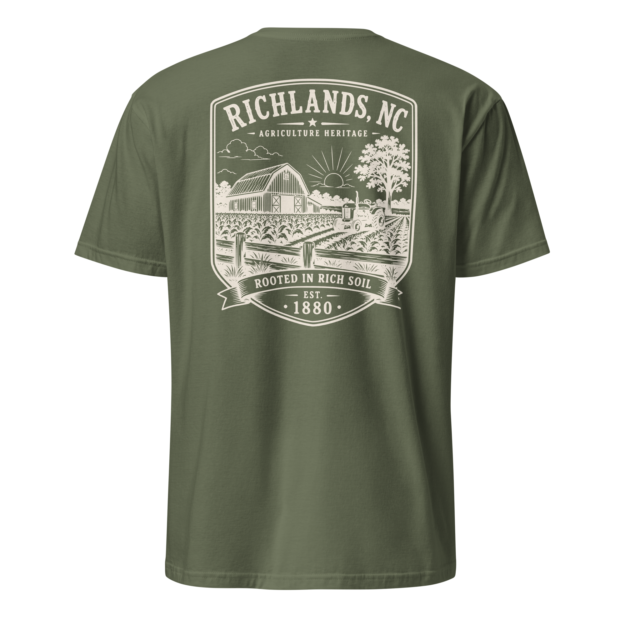 Richlands, NC - Rooted In Rich Soil - Short-Sleeve Unisex
