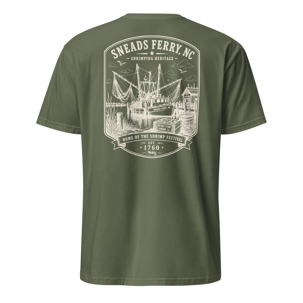 Sneads Ferry, NC - Shrimping Heritage - Short-Sleeve Unisex