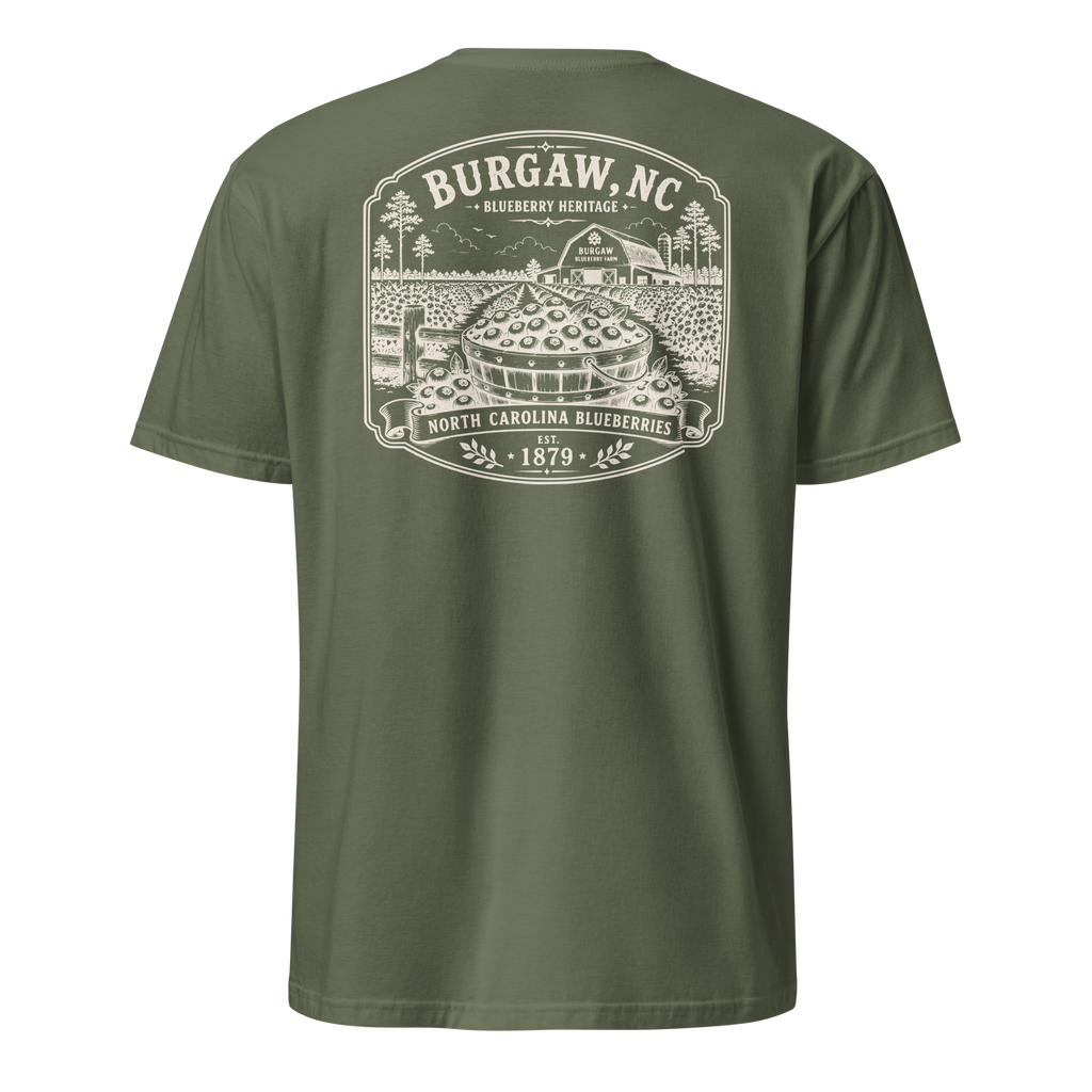Burgaw, NC - Blueberry Heritage - Short-Sleeve Unisex